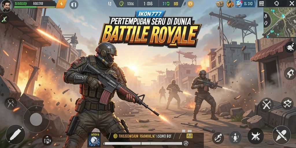 Tangkapan layar menunjukkan aksi seru gameplay IKON777.