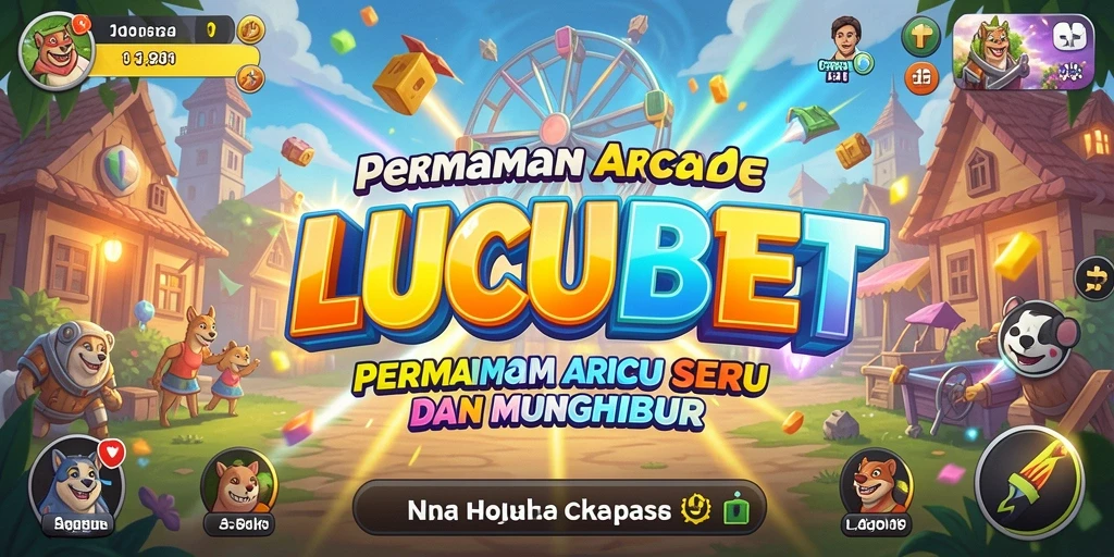 Tangkapan layar LUCUBET menunjukkan keseruan gameplay arcade.