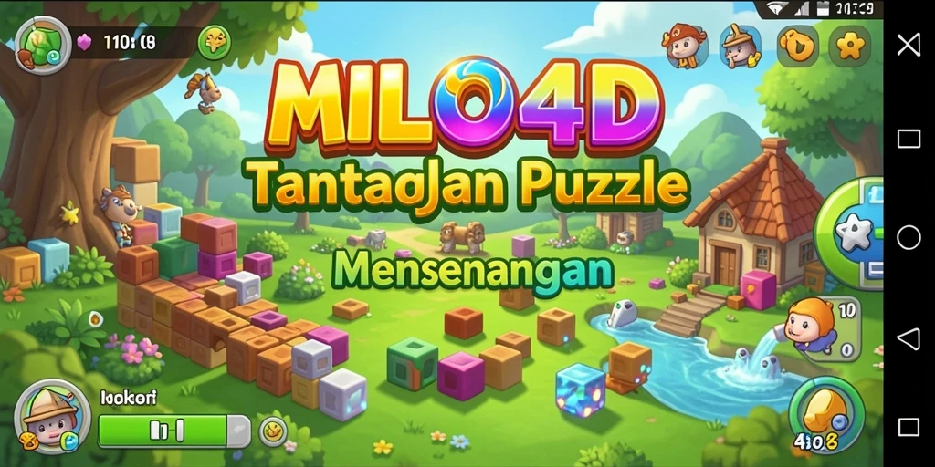 Tampilan gameplay MILO4D menantang dan menarik bagi pemain Puzzle.