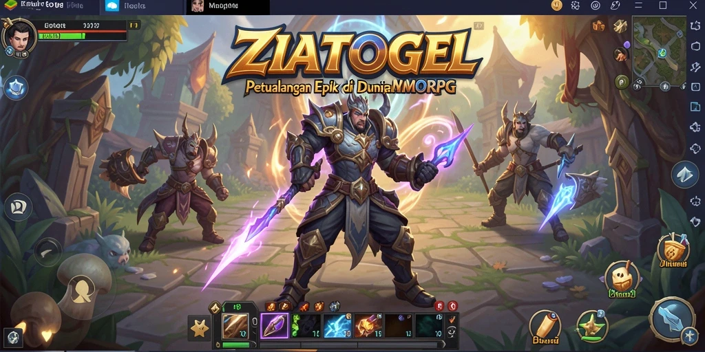 Screenshot gameplay ZIATOGEL yang menampilkan petualangan seru.
